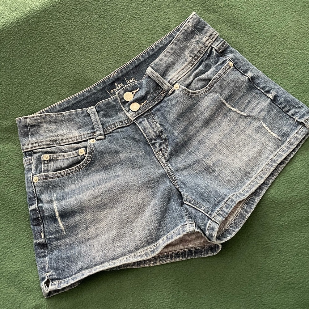 London Jean Denim Shorts - Picture 4 of 10